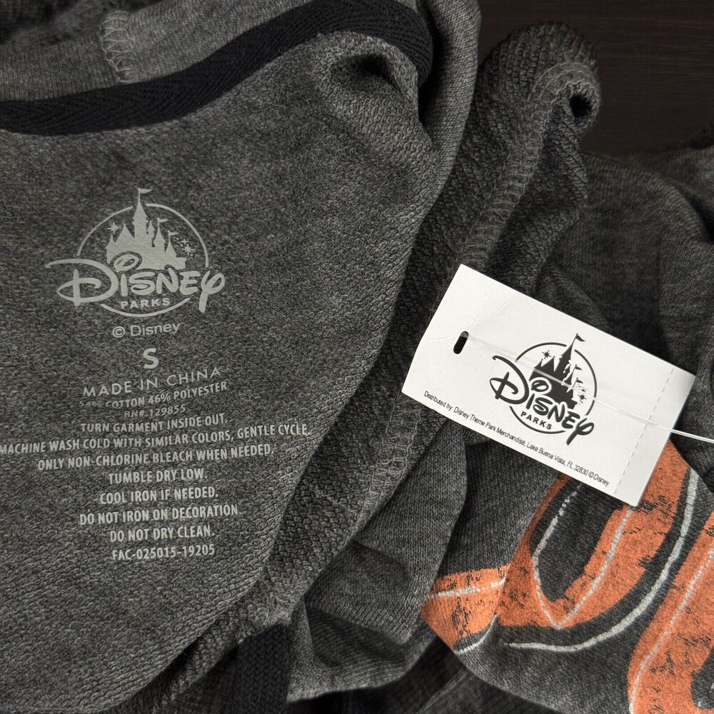 Disneyland Hoodie Womens Small Minnie Mickey Mouse Magical Place Burnout Sweater - Picture 8 of 11